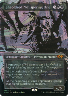 Sheoldred, Whispering One (Halo Foil) [Multiverse Legends]-1
