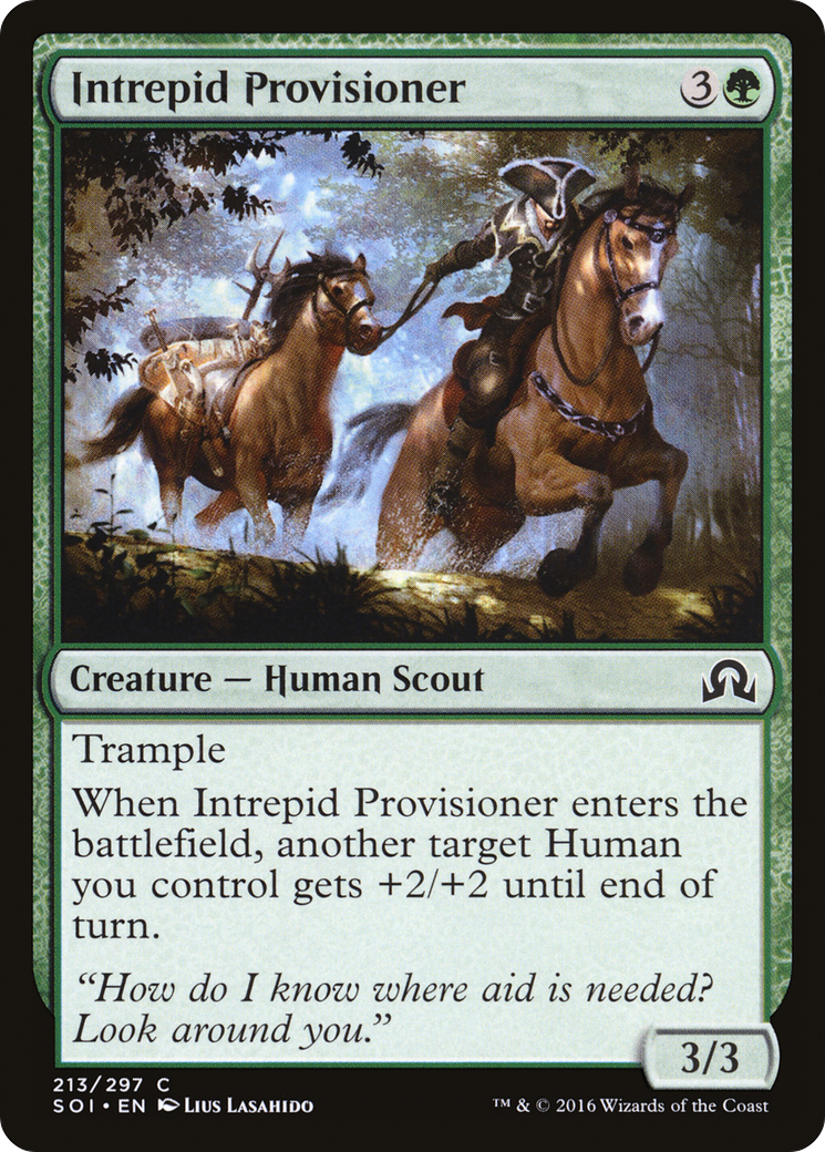 Intrepid Provisioner [Shadows over Innistrad]-1