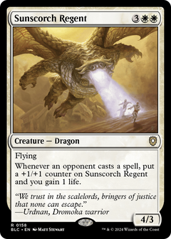 Sunscorch Regent [Bloomburrow Commander]-1