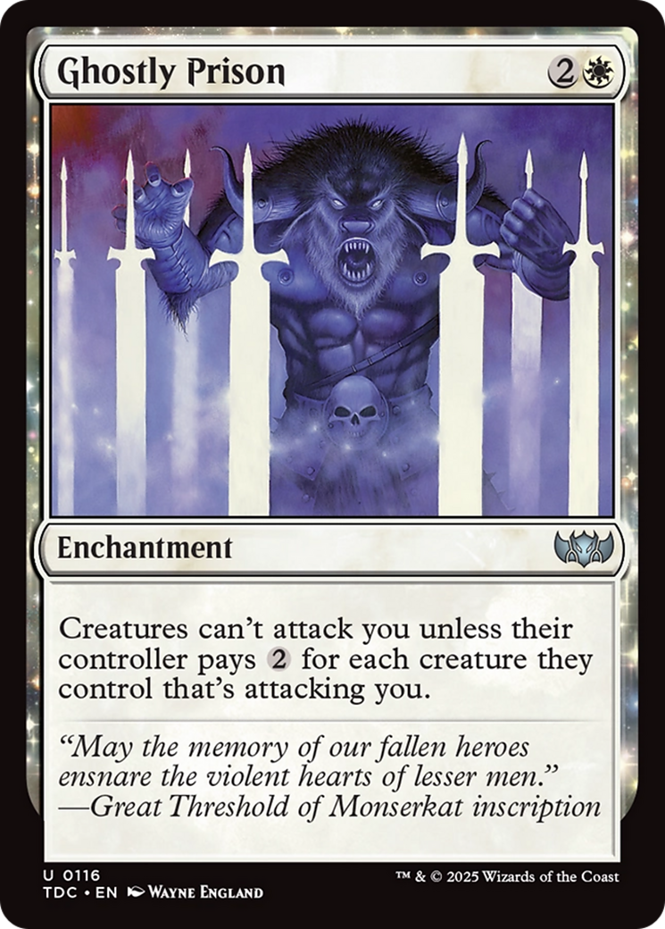 Ghostly Prison [Tarkir: Dragonstorm Commander]-1