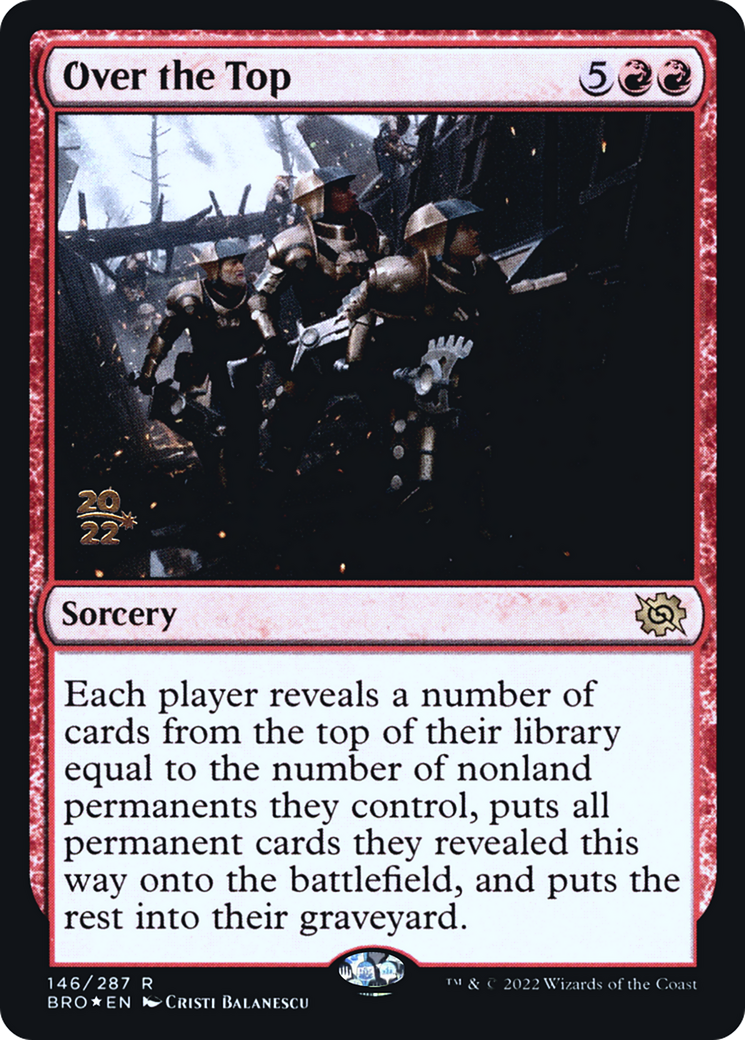 Over the Top [The Brothers' War Prerelease Promos]-1