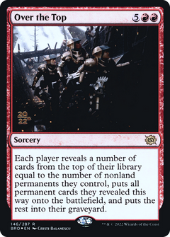 Over the Top [The Brothers' War Prerelease Promos]-1