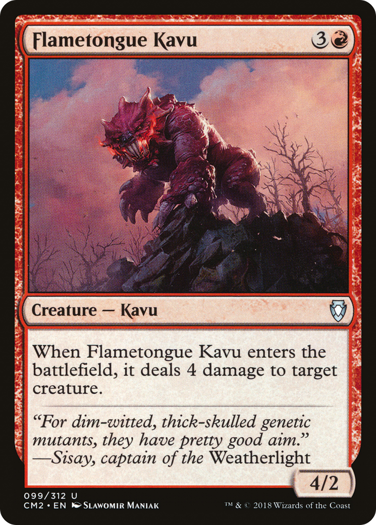 Flametongue Kavu [Commander Anthology Volume II]-1
