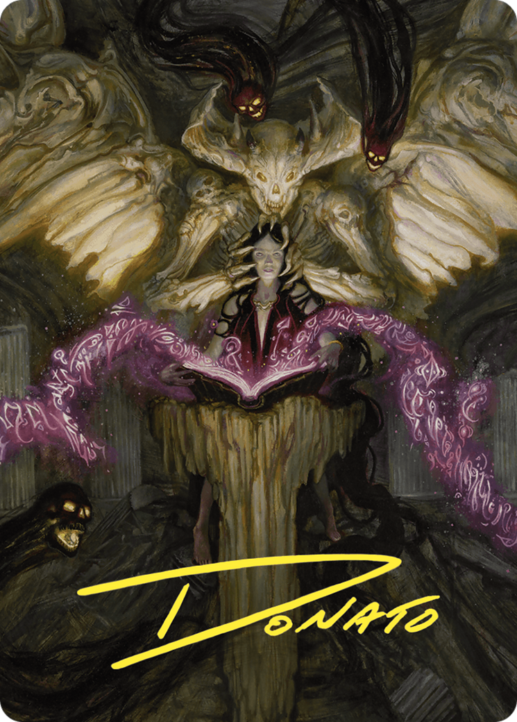 Demonic Tutor // Demonic Tutor (ACMM-064) - Commander Masters Art Series (Borderless) Foil-1