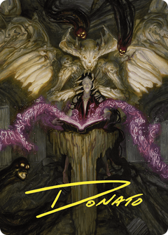 Demonic Tutor // Demonic Tutor (ACMM-064) - Commander Masters Art Series (Borderless) Foil-3