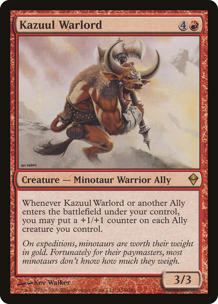 Kazuul Warlord [Zendikar]-1