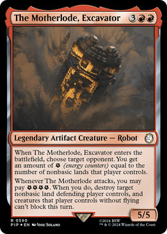 The Motherlode, Excavator (Surge Foil) [Fallout]-1