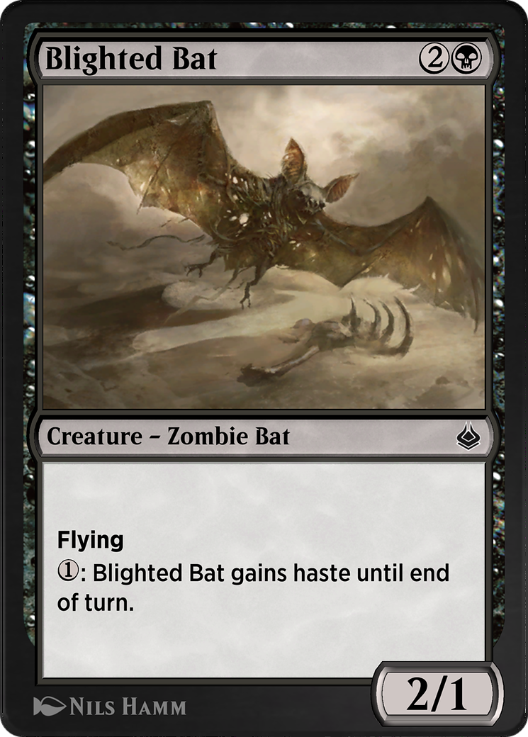Blighted Bat (AKR-093) - Amonkhet Remastered-1