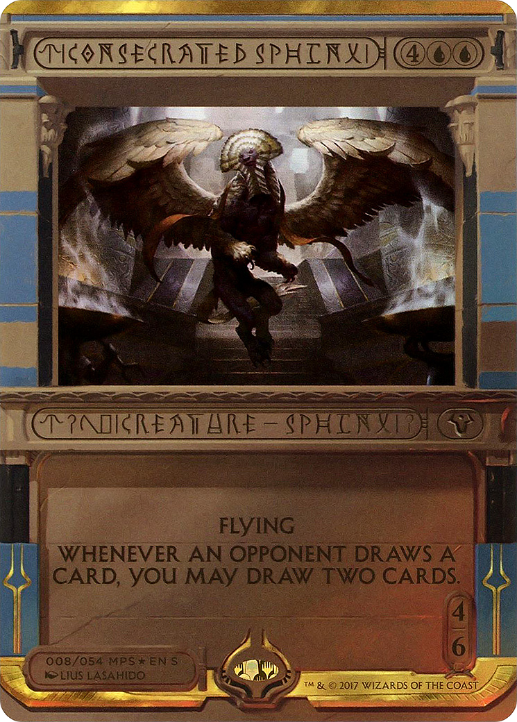 Consecrated Sphinx (Invocation) [Amonkhet Invocations]-1