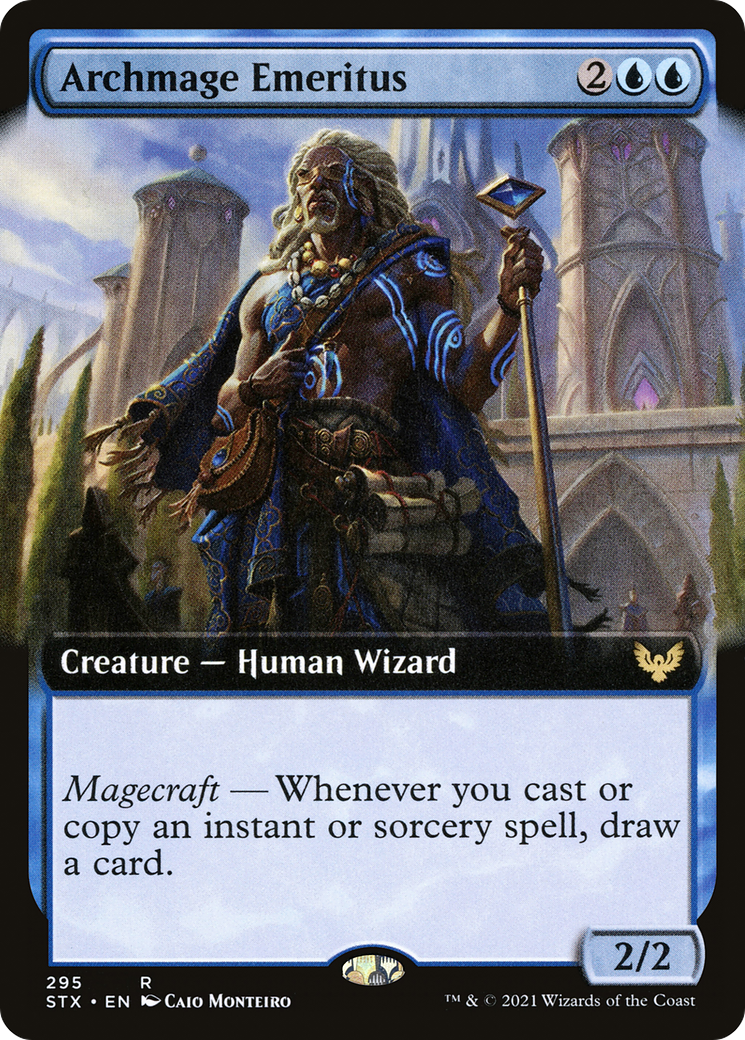 Archmage Emeritus (Extended Art) [Strixhaven: School of Mages]-1