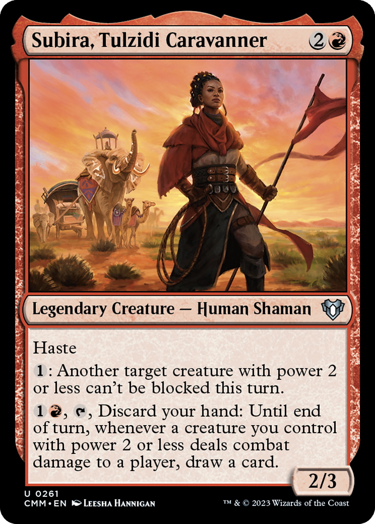 Subira, Tulzidi Caravanner [Commander Masters]-1