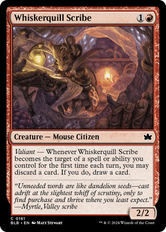 Whiskerquill Scribe (BLB-161) - Bloomburrow Foil-1