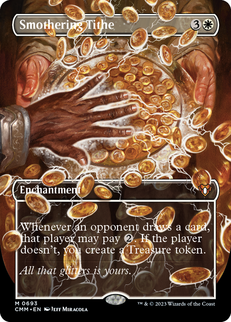 Smothering Tithe (Borderless Alternate Art) [Commander Masters]-1