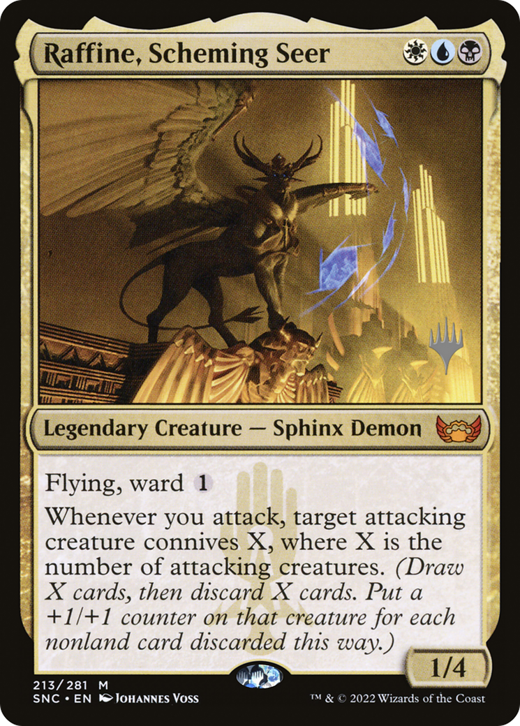 Raffine, Scheming Seer (Promo Pack) [Streets of New Capenna Promos]-1