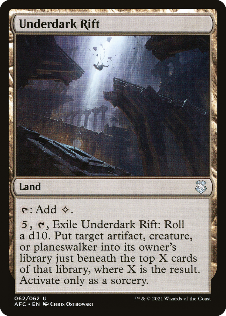 Underdark Rift (AFC-062) - Forgotten Realms Commander-1