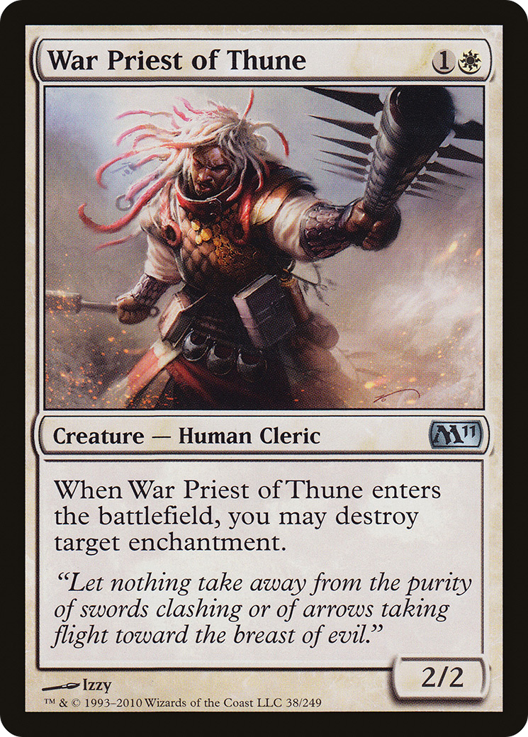 War Priest of Thune (M11-038) - Magic 2011-1