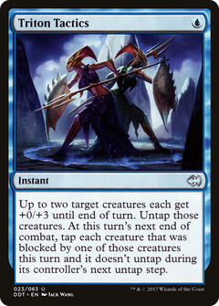 Triton Tactics (DDT-023) - Duel Decks: Merfolk vs. Goblins-1