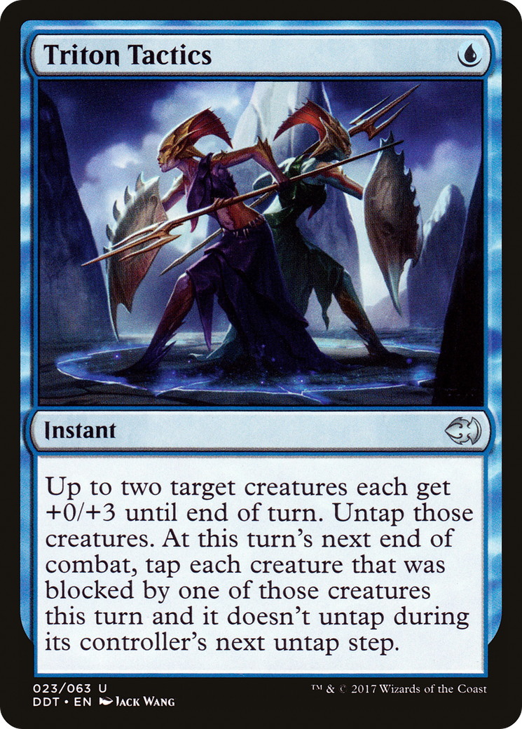 Triton Tactics (DDT-023) - Duel Decks: Merfolk vs. Goblins-1