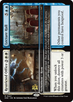 Restricted Office // Lecture Hall [Duskmourn: House of Horror Prerelease Promos]-1