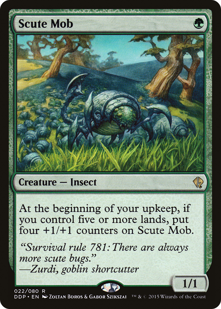 Scute Mob [Duel Decks: Zendikar vs. Eldrazi]-1
