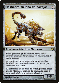 Razormane Masticore (Spanish) - "Masticore melena de navajas" (PS11-198) - Salvat 2011-1