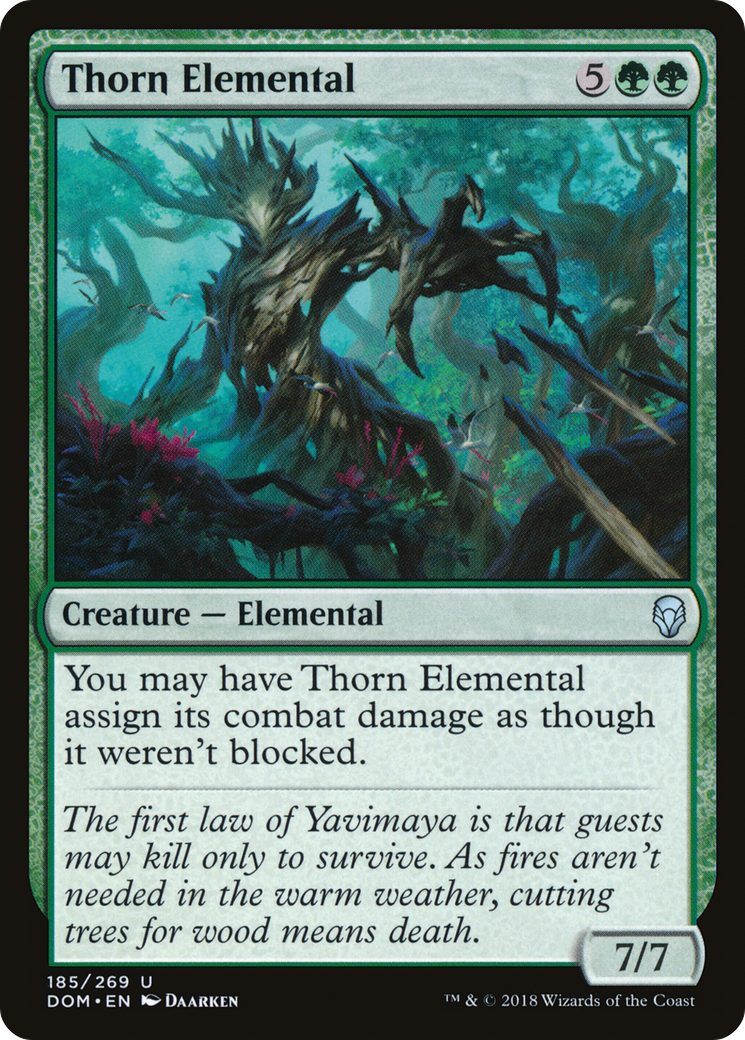 Thorn Elemental (DOM-185) - Dominaria Foil-1