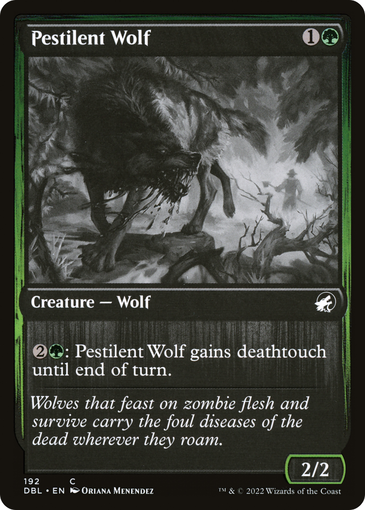 Pestilent Wolf [Innistrad: Double Feature]-1