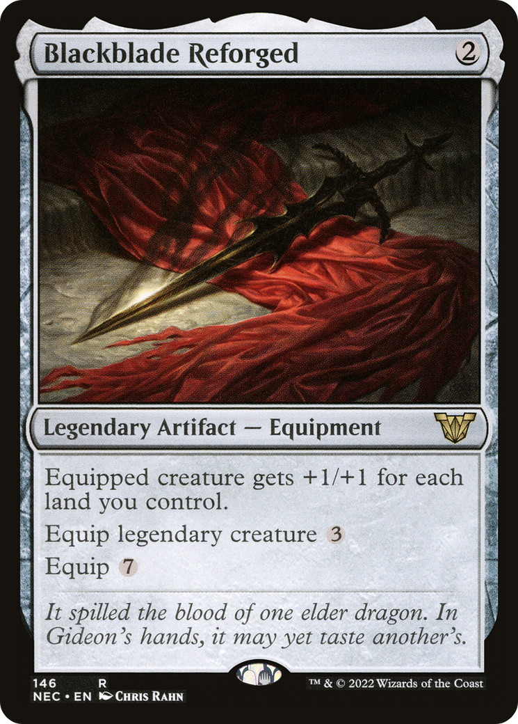 Blackblade Reforged [Kamigawa: Neon Dynasty Commander]-1