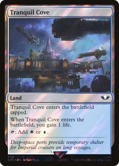 Tranquil Cove (Surge Foil) (40K-303) - Warhammer 40,000 Commander Foil-1