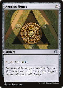 Azorius Signet [Innistrad: Crimson Vow Commander]-1