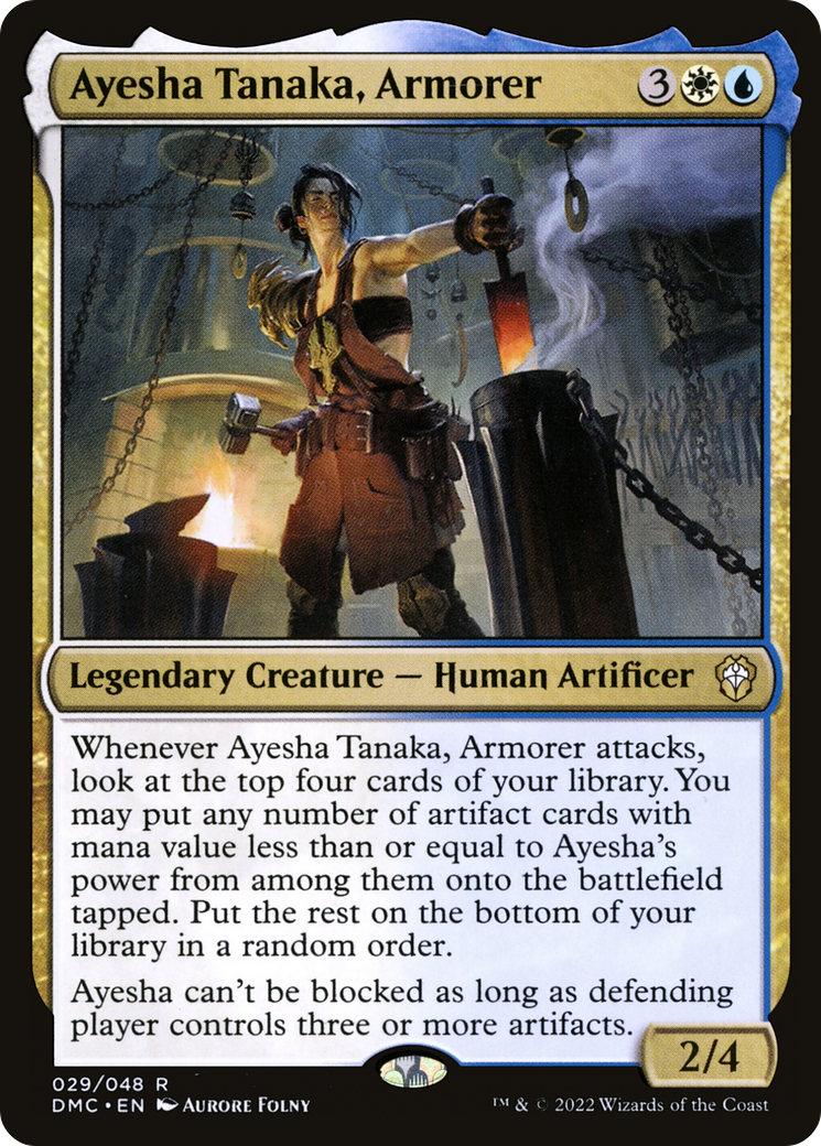 Ayesha Tanaka, Armorer [Dominaria United Commander]-1