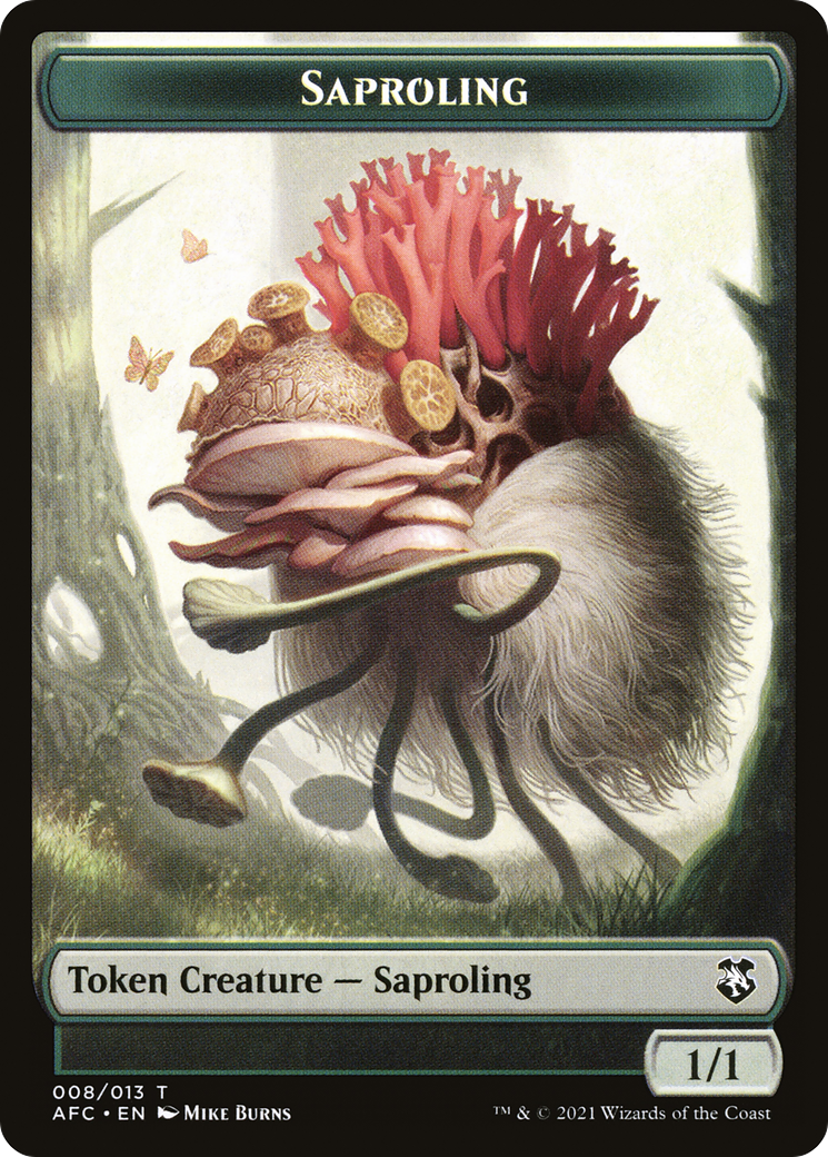 Saproling (TAFC-008) - Forgotten Realms Commander Tokens-1