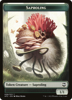 Saproling (TAFC-008) - Forgotten Realms Commander Tokens-1