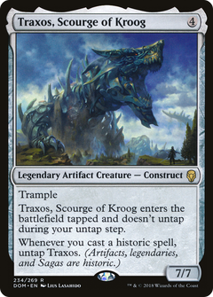 Traxos, Scourge of Kroog (DOM-234) - Dominaria Foil-1