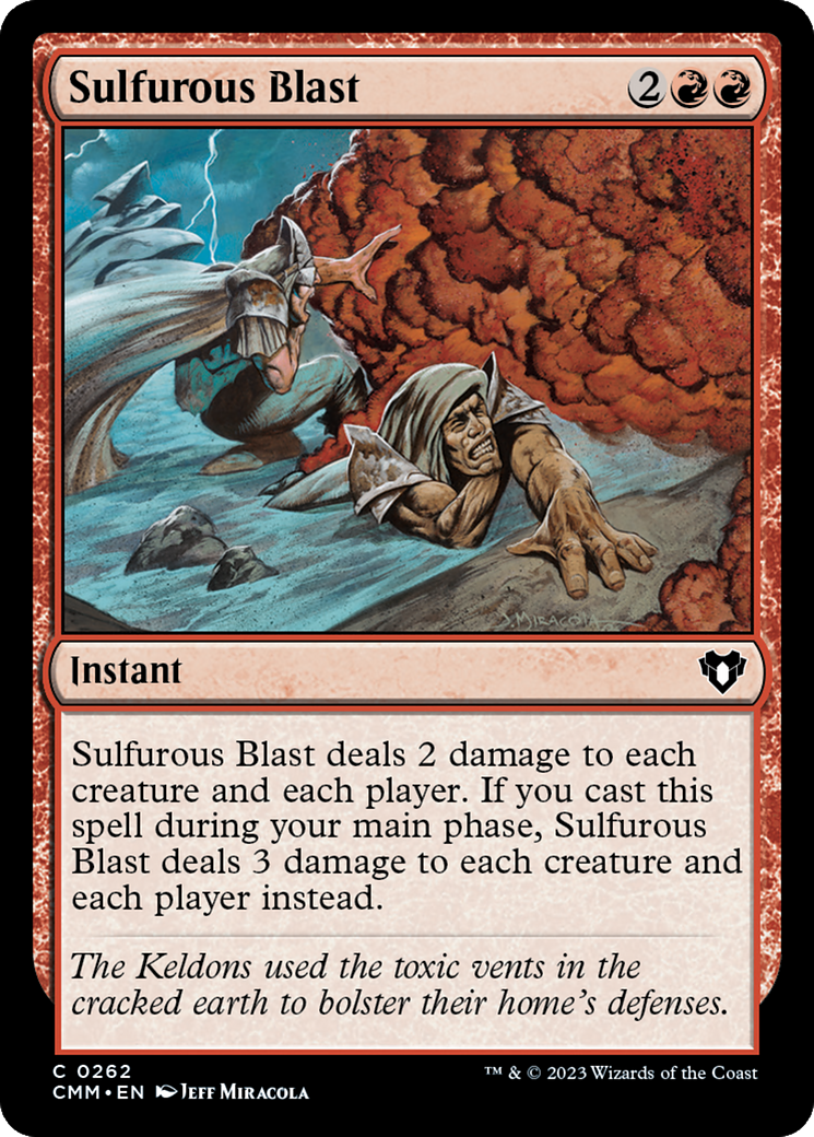 Sulfurous Blast [Commander Masters]-1