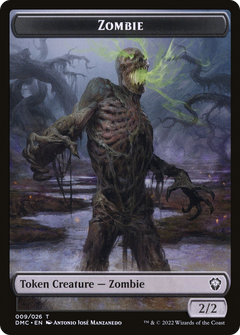 Zombie Token (DMC-009) - Dominaria United Tokens-1