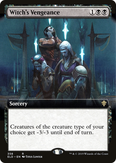 Witch's Vengeance (Extended Art) (ELD-358) - Throne of Eldraine: (Extended Art) Foil-1