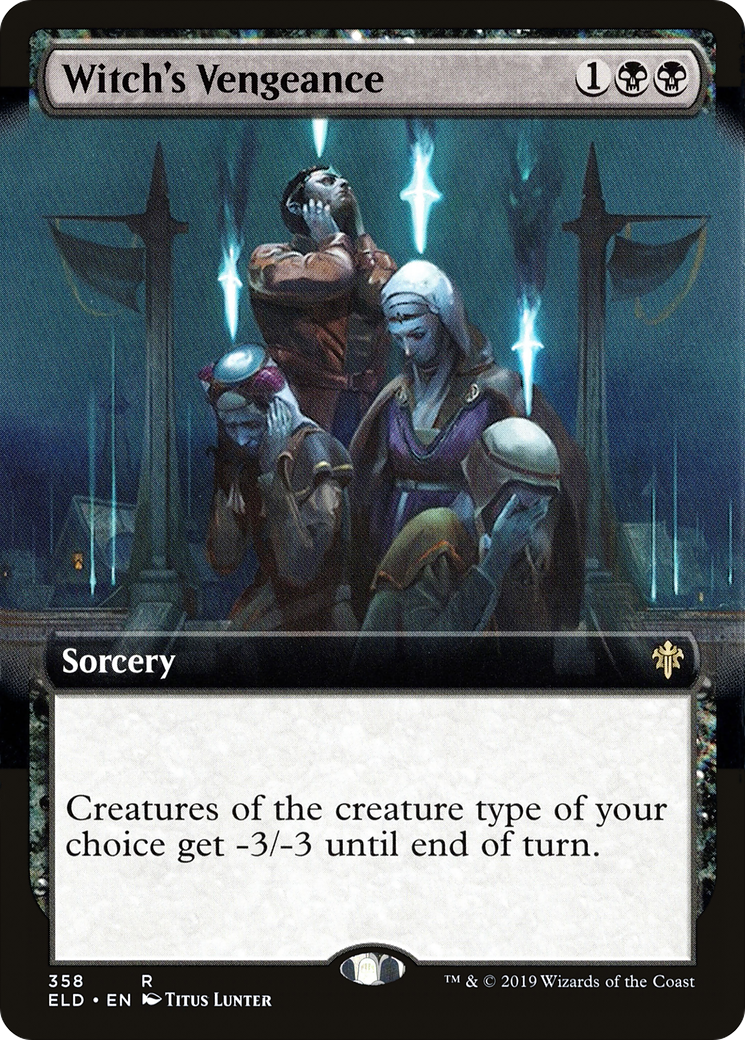 Witch's Vengeance (Extended Art) (ELD-358) - Throne of Eldraine: (Extended Art)-1