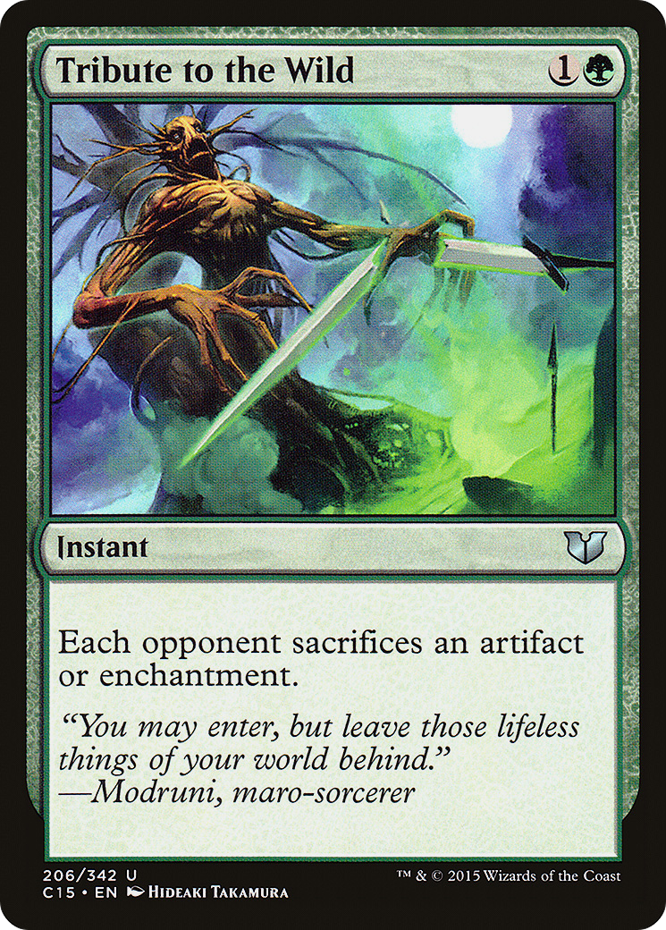 Tribute to the Wild (C15-206) - Commander 2015-1