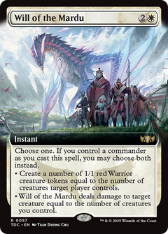 Will of the Mardu (Extended Art) [Tarkir: Dragonstorm Commander]-1