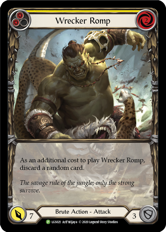 Wrecker Romp (Yellow) [LGS021] (Promo)  Rainbow Foil-1