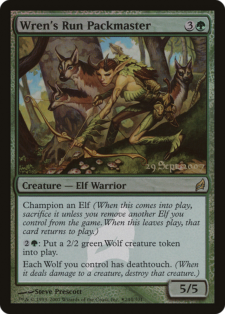 Wren's Run Packmaster (PRE-244) - Lorwyn Promos Foil-1