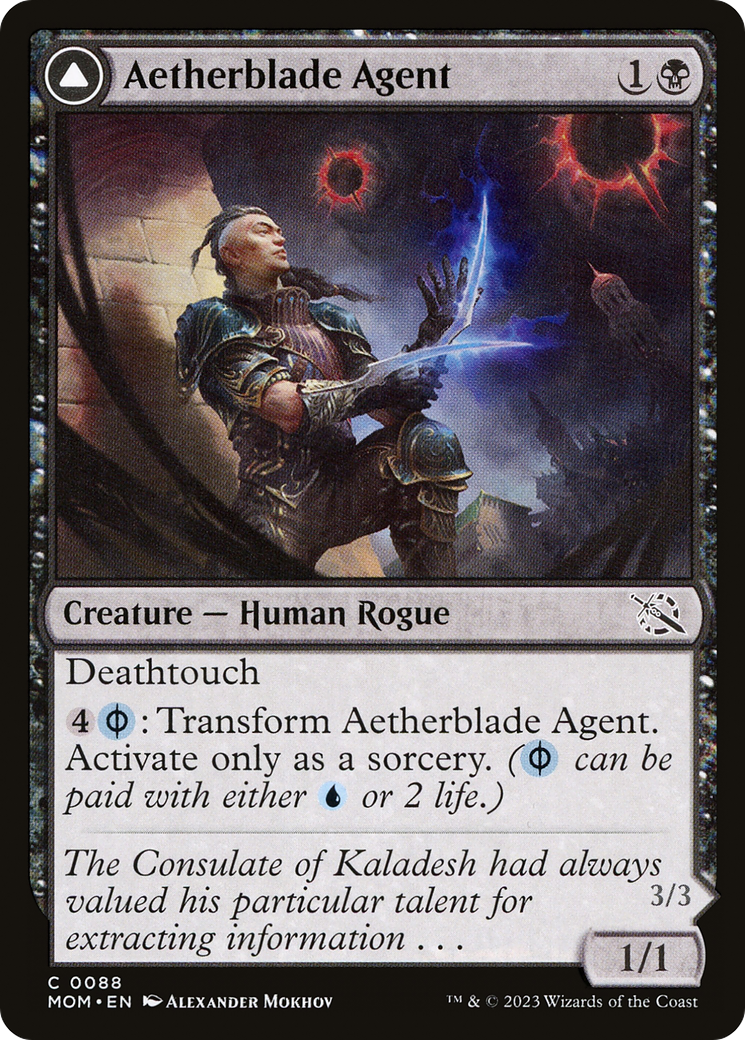 Aetherblade Agent // Gitaxian Mindstinger [March of the Machine]-3