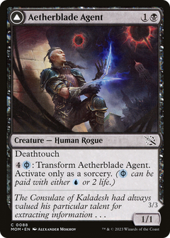 Aetherblade Agent // Gitaxian Mindstinger [March of the Machine]-3