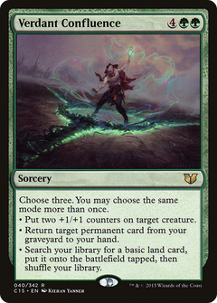 Verdant Confluence (C15-040) - Commander 2015-1