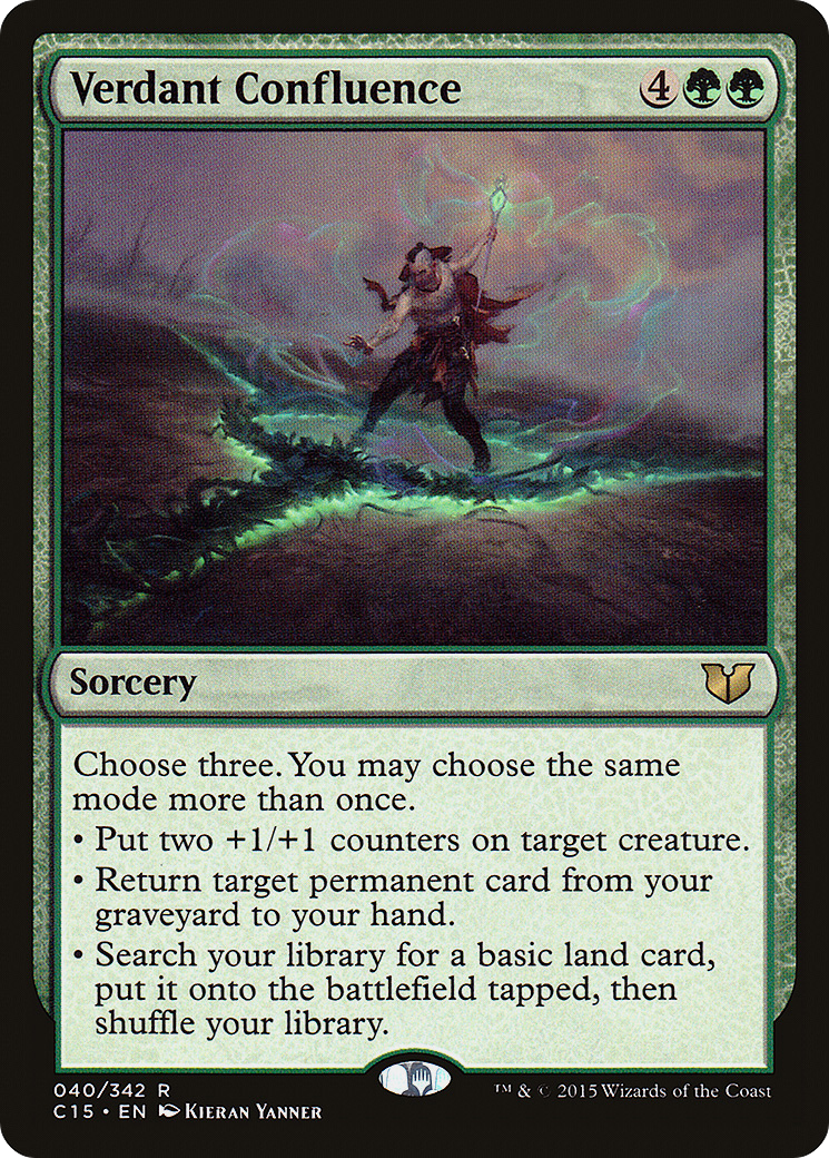 Verdant Confluence (C15-040) - Commander 2015-1