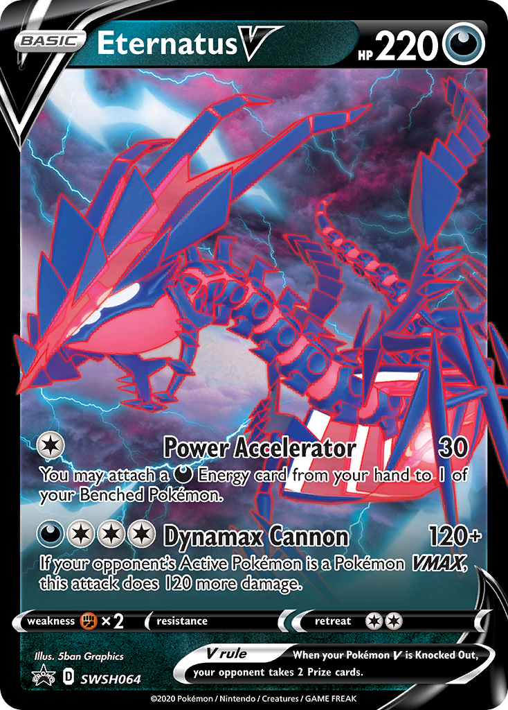 Eternatus V (SWSH064) [Sword & Shield: Black Star Promos]-1