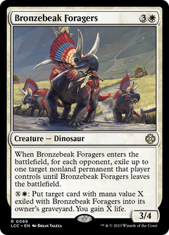 Bronzebeak Foragers [The Lost Caverns of Ixalan Commander]-1