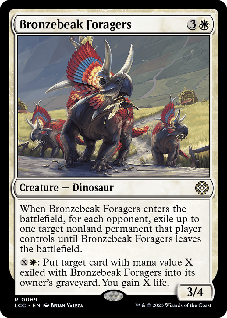 Bronzebeak Foragers [The Lost Caverns of Ixalan Commander]-1