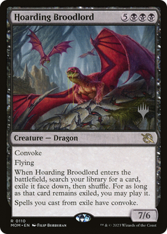 Hoarding Broodlord (Promo Pack) [March of the Machine Promos]-1